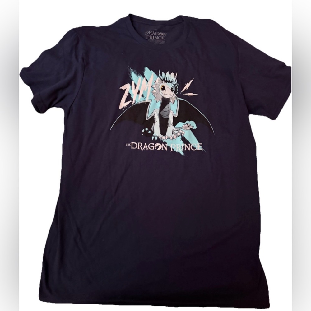 The‎ Dragon Prince Zym Paint Slash Netflix t shirt Size Medium NWOT
